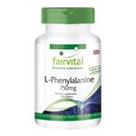 Fairvital | L-phenylalanine 750mg - Bulk Pack for 4 Months - HIGH Dosage - Vegan - 120 Tablets - Essential Amino Acid