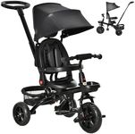 Qaba Tricycle for Toddler 5 in 1 Ki