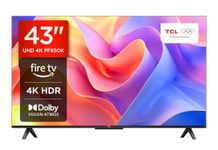 TCL 43PF650K 43-inch 4K Ultra HD, HDR TV, Smart LED Fire TV (Dolby Vision, Dolby Atmos, DTS, HDR 10, Alexa built-in, Airplay2, Miracast)