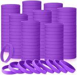 Liliful 50 Pcs Plain Silicone Rubbe