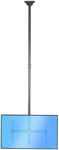 StarTech.com TV Ceiling Mount, Hanging Single Screen Vesa Mount for 32”-75" TVs/Displays - Height Adjustable Telescopic Pole