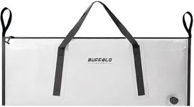 Buffalo Gear Insulated Fish Cooler Bag 48x18 Inch,Monster Leakproof Fish Kill Bag,Large Portable Waterproof Fish Bag White,Keep Ice-cold More Than 24 Hours (White)