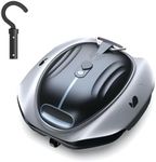 BUBLUE Bubot 300P Robotic Pool Cleaner, Cordless Pool Vacuum with Industry Leading Suction Power, Bluehole Tech, DirtLock Tech, Smart Sensor for Above-Ground Flat Pools up to 850 Sq.Ft, Silver