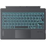 Inateck Surface Pro 7 Keyboard with Precision Touchpad, Bluetooth 5.3, 7-Color Backlight, Compatible with Surface Pro 7/7+/6/5/4, KB02027