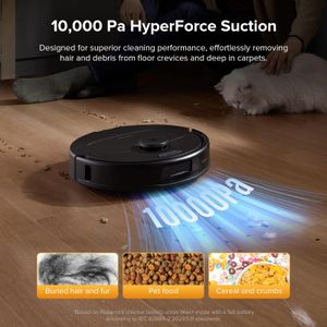 Roborock Qrevo Robot Vacuum Cleaner – Black