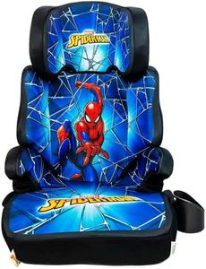 KidsEmbrace Marvel Spider Man High Back Toddler Car Seat Convertible to Backless Booster with Cup Holder and Adjustable Seat Belt, Blue