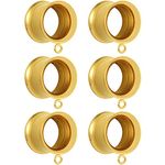 3 Pairs LADEMAYH DIY Tunnels Plugs Gauges for Ears Piercing Jewelry, Women Mens Stainless Steel Ear Dangle Gauges Accessories, 08mm=0g, Metal,Stainless Steel, no gemstone