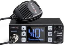 Radioddity CB-606 CB Radio, 40 Channel Mobile CB Radio with AM/FM/PA Modes, 2.2’’ LCD Screen, Instant Channel 9/19, VOX, Roger Beep, TOT, ASQ/SQ, for Off-Road Adventure