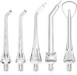 COSLUS Water Dental Flosser Replacement Heads: Only Compatible Water Dental Flosser F5020E, Oral Irrigator Refill Heads Jet Tips 5 Pieces