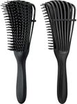 ETSAP Detangler hair brush for curly hair comb for Women Men & Kids | Comb for curly wavy hair Pain Free hair detangling brush | Curl brush for hair styling Dry & Wet hair brush | Curly hair product detangle comb