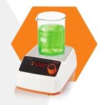 MGS 001 BOROSIL MAGNETIC STIRRER WITHOUT HEATING CAPACITY : UP TO 5 LITER DIGITAL WITH TIMER, PLATE SIZE:189X208 MM