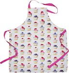 Beautiful Cotton Apron With Pretty Cupcake Design