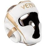 Venum Elite Headgear - White/Gold