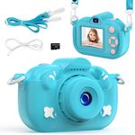 Kids Camera,YOODEE 1080P HD Selfies Kids Digital Camera with 32GB Card for 3-9 Years Old Boys Girls Children, Mini Camera Toy for Kids Christmas Birthday Gift