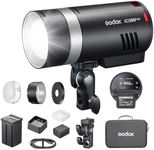 Godox AD300Pro AD300 Pro II AD300ProII 300Ws Outdoor Flash,One-tap Sync Links with X3/X3Pro Strobe Light Monolight, 12W Bi-Color Modeling Lamp(Godox AD300Pro Update)