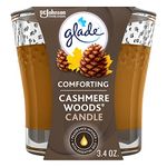 Glade Jar Candle Air Freshener, Cashmere Woods, 3.4 oz