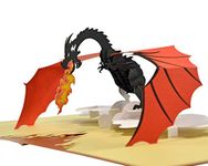 CUTPOPUP Dragon Birthday Card Pop Up, Father's Day, 3D Greeting Card (Dragon) US8-AN119CA1515