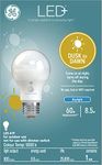 GE LED+ Dusk to Dawn Outdoor Light Bulb, Sunlight Sensors, Daylight, Automatic On/Off Light Sensing Bulb, A19 Light Bulb (1 Pack) (93130165)