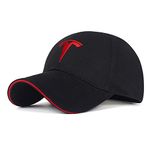 Car Logo Embroidered Adjustable Baseball Caps for Men and Women Hat Travel Cap Car Racing Motor Hat (fit Tesla)