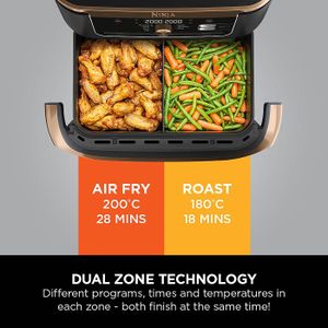 Ninja Foodi FlexDrawer Air Fryer 10.4L – Large Capacity Cooker