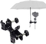 Hooshion Umbrella Chair Clamp for Cameras, Black, Tripod Mount