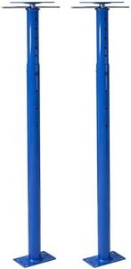 DIOOSN House Floor Jack, 2 Pack 16000 lbs Structural Support Jack Stand for Basement, 47"-93" Adjustable Steel Jack Post, Beam and Floor Support, Mobile Home Leveling Post Pole