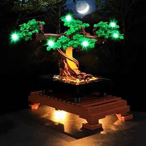 Vaodest LED Light for Lego Bonsai Tree 10281 Model,Design and Configuration Compatible with Model 10281 (LED Light Only, Not Building Block Kit) (Green)