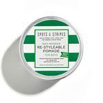 Spots & Stripes - Wax Wonder Re-Styleable Pomade, a Naturals-Packed Hair Wax for Boys with Awesome Styling Power and Virgin Coconut Oil, Water-Based, Flexible and Shine-Boosting, (100g)