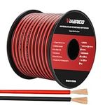 VIABRICO 14AWG 100FT Electrical Wire Cable 2 Conductors Red Black Cable Hookup LED Lighting Strips Flexible Wire Extension Cord 14 Gauge Copper Clad Aluminum Copper Wire 12V/24V DC Cable