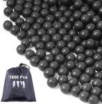 Slingshot Ammo Balls 1600 PCS, Biodegradable Clay Slingshot Ammo 3/8 Inch, Hard Clay Balls 9-10mm