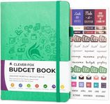Clever Fox Budget Book – Financial Planner Organizer & Expense Tracker Notebook. Money Planner Account Book for Household Monthly Budgeting and Personal Finance. Compact Size (5.3" x 7.7") – Emerald