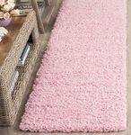 Irsha Carpets Extra Soft Luxury Area Rug Fluffy Carpet Living Room Shaggy Carpet 2-inch Thick Carpet (Pink, 2x5 Feet)