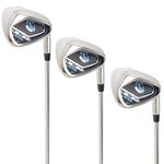 Lazrus Golf | Premium Quality RH 1, 2, 3 Iron Golf Club Set for Exceptional Performance, Individual Golf Irons with Regular Flex & Steel Shaft | Golf Clubs for Men (RH 1,2,3 Set 3pcs)