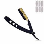 Black and Gold Barber Staright Edge