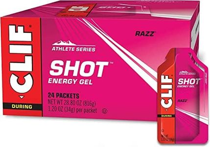 CLIF SHOT - Energy Gel - Razz - (1.2 Ounce Packet, 24 Count)