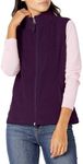 Amazon Essentials Women's Classic-Fit Sleeveless Polar Soft Fleece Vest (Available in Plus Size), Dark Purple, X-Small