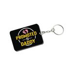 Family Shoping Fathers Day Gift Promoted to Daddy Keychain Keyring for Dad Birthday Special