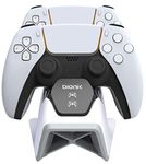 BIONIK Power Stand for PS5: Dual PS5 Controller Charging System with Back-Lit Indicators - Power Adapter Included (BNK-9067) - Playstation, White