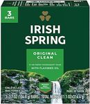 Irish Spring Original Deodorant Soap 3 Bars, 2 Pack (6 Total)