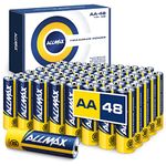 Allmax AA Maximum Power Alkaline Double A Batteries (48 Count) – Ultra Long-Lasting, 10-Year Shelf Life, Leakproof Design, 1.5V