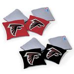 Wild Sports NFL Atlanta Falcons 8pk Dual Sided Bean Bags, Team Color