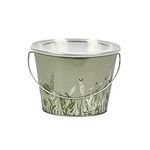 Zero In Citronella XL Candle Bucket – Close to Home, Decorative, Steel, Repels Mosquitoes, Natural, For Gardens and Patio Areas