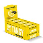 Peppersmith - Sicilian Lemon Mints - Sugar Free Mints - Vegan - Plant Based Xylitol - Breath Freshener - Benefits Oral Health - Pocket Packs - 12x15g