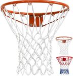Basketball Nets Heavy Duty Outdoor - 2 Pack, 7.4 Oz, 12 Loops All-Weather Anti-Whip Professional Heavy Duty Basketball Nets Replacement, Suitable for Basketball Hoop Outdoor/Pool Basketball Hoop