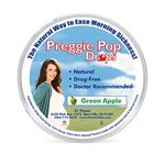 Three Lollies Preggie Pop Drops Natural Green Apple - 21 Pieces