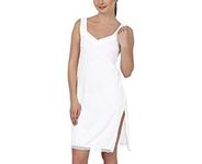 BLAZON Women's Cotton Hosiery Fairy Full Slip (1005 WHITE_01_XL_White_XL)