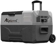 Alpicool ECX30 30L Compressor Car Refrigerator, Portable Camping Fridge DC 12v Freezer for Truck, Campervan, RV, Boat, -20℃ to 20℃, with Telescopic Handle, Rechargeable (Battery not included)