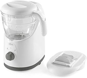 Chicco Easy Meal Meal Cooker, Multifunctional Baby Food Maker for Weaning, Mixer and Food Warmer, with Steam Cooking and Express Grater, Mixing, Chopping, Reheating and Defrosting