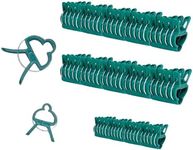 heyfurni Garden Clips for Climbing Plants Outdoor,50pcs Large Plant Clips & 20pcs Small Rose Clips for Garden Arch Trellis Support,Tomato Clips for Vines,Vegetable,Tomatoes,Flowers,Green