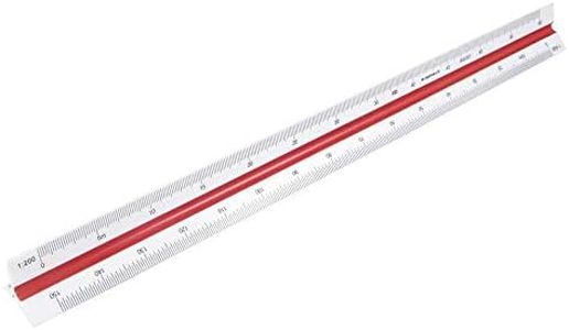 30cm Triangular Engineering Scale Ruler 1:100, 1:200, 1:250, 1:300, 1:400, By